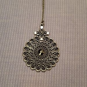 Silver Mandala Necklace